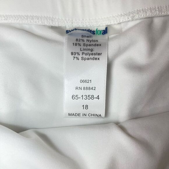 Swimsuits for All Fringe Bikini Bottom with Asymmetrical Skirt - Picture 5 of 5